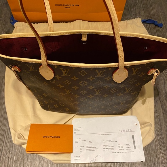 LOUIS VUITTON MONOGRAM MM NEVERFULL - Picture 11 of 12